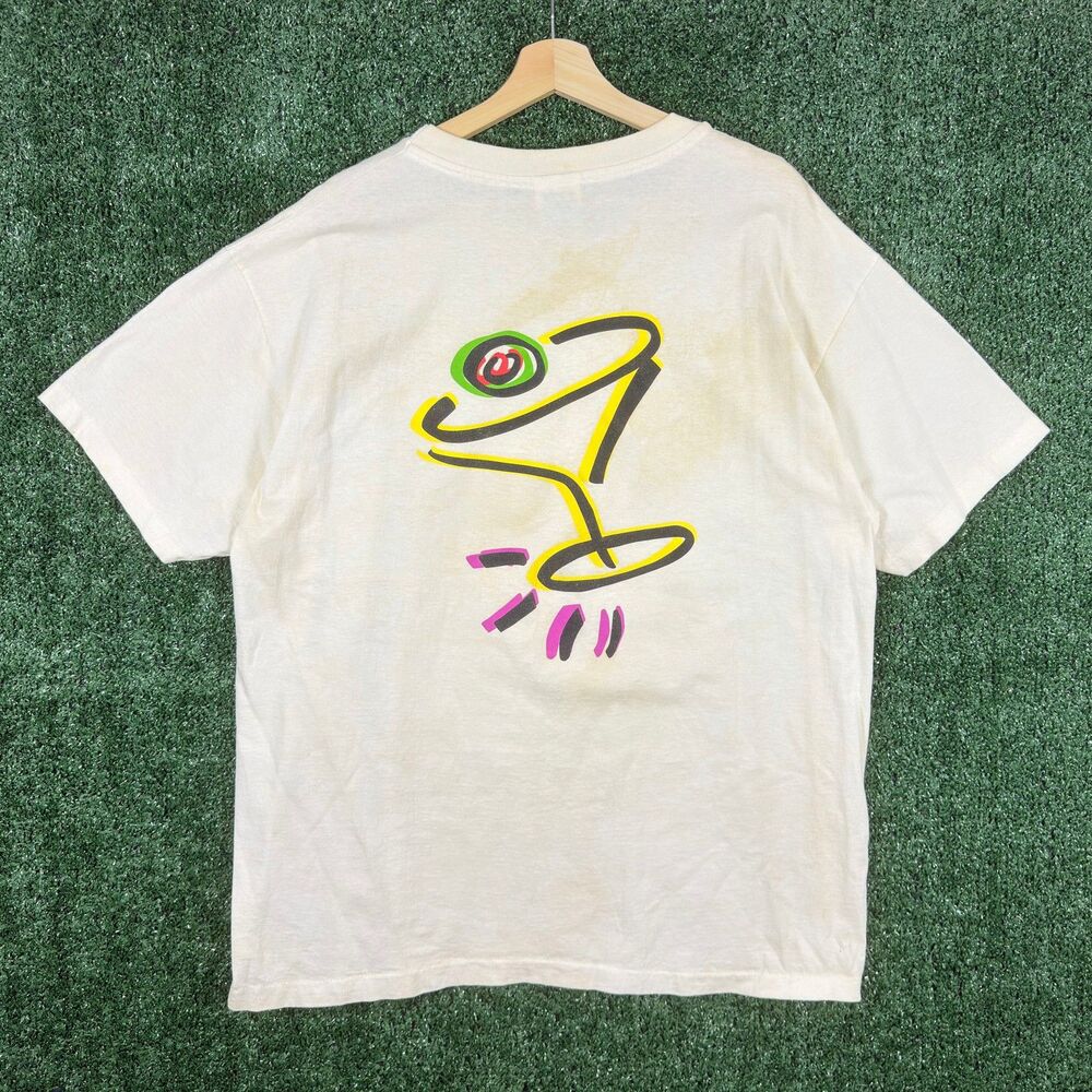 Smirnoff Vintage Pure Attitude Graphic Promo T Shirt Men's XL USA 90s Vodka